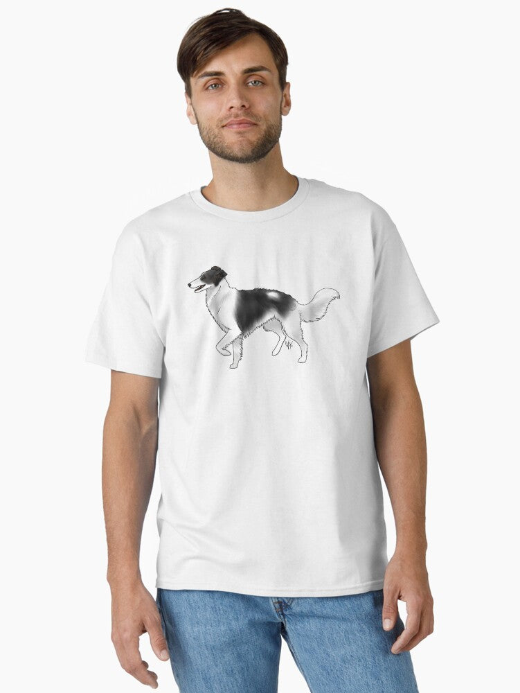 Dog Silken Windhound Black And White