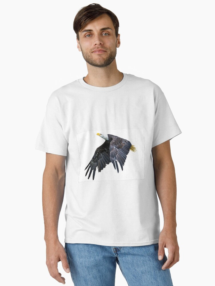 Eagle in flight Classic Shirt T Shirt Minimal Style