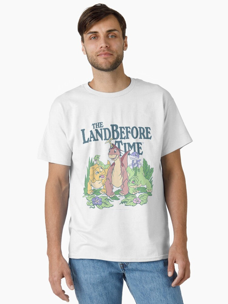 Land Before Time Pastel Dinosaur Friends Classic T-Shirt | Premium Unisex T-Shirt, Trending Graphic Tee