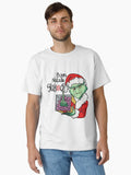 Grinch Sarcastic Christmas Humor Illustration Classic T Shirt T Shirt Holiday Trending Christmas Season Pick