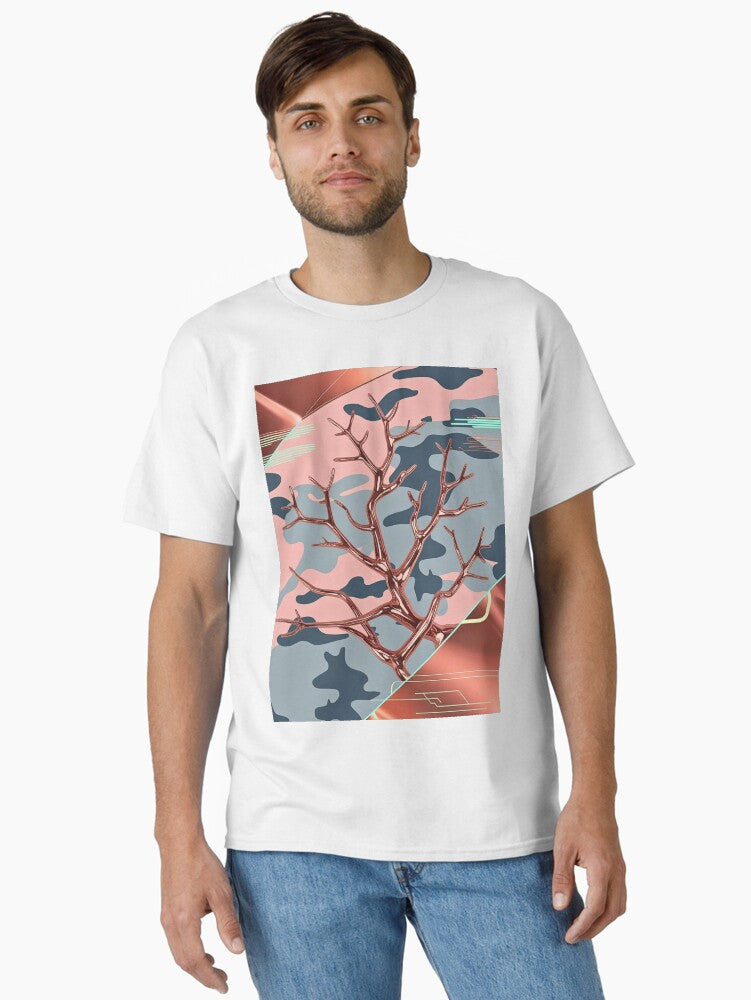 Metallic Copper Tree Camo Design Classic T Shirt T Shirt Viral US Style Fan Favorite