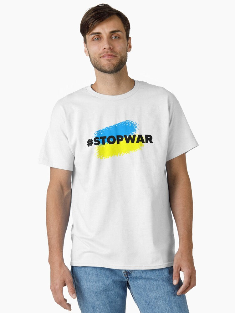 Stop War Ukraine Support Classic Shirt T Shirt Gift Ready