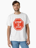 Stop committing war crimes Classic Shirt T Shirt Minimal Style