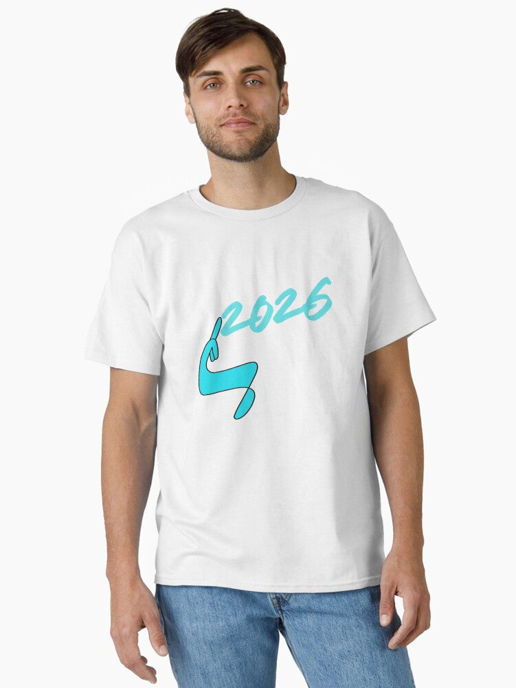 New Year 2026 A Smile Classic T Shirt T Shirt Streetwear Style Daily Wear