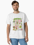 Grinch Funny Christmas Collage Holiday Humor Illustration Classic T Shirt T Shirt Holiday Trending Christmas Season Pick