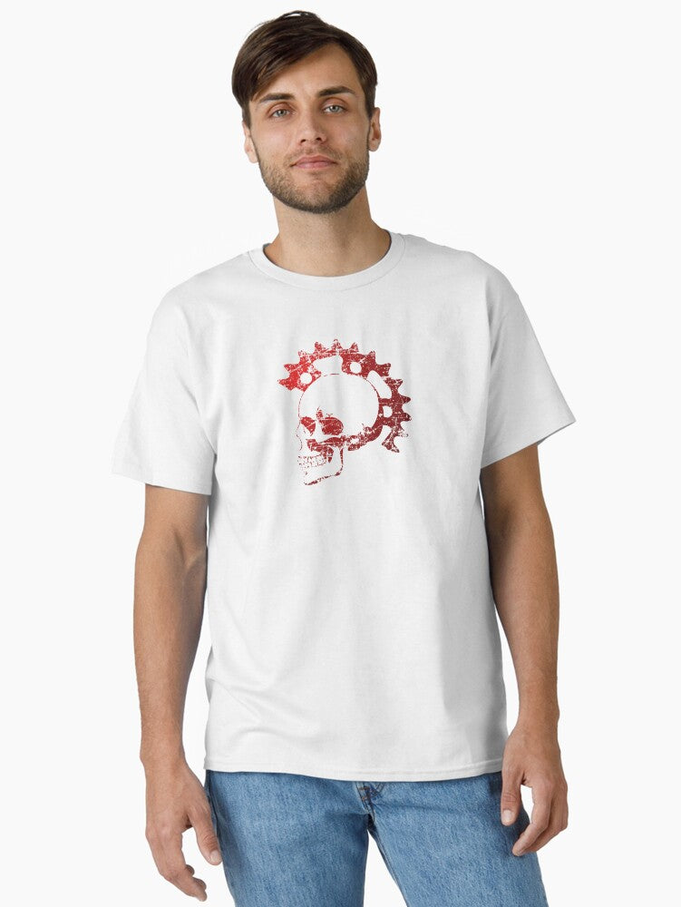 Gear Grind Skull Red Classic T Shirt T Shirt Trending US Fan Favorite