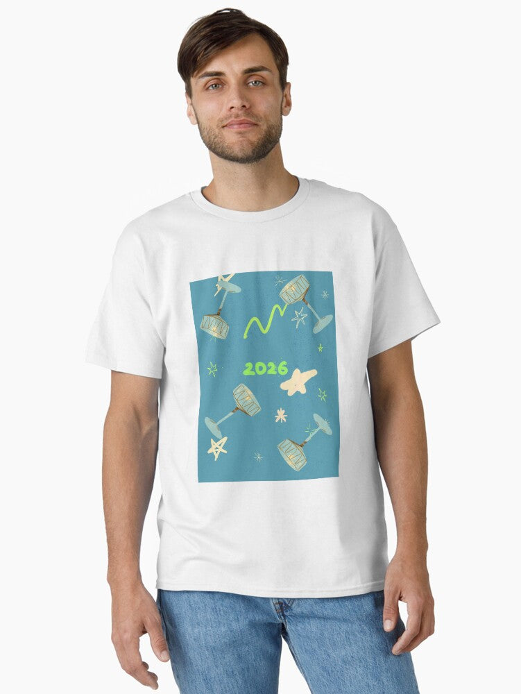 2026 Digital coctails artwork Classic T Shirt T Shirt Streetwear Style Modern Aesthetic