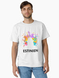 Estinien Paint Silhouette Black Text Classic T-shirt | Trendy Graphic Tee | Casual Unisex T-shirt