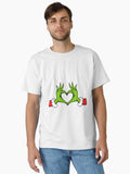 Grinch Heart Hands Funny Christmas Love Gesture Art Classic T Shirt T Shirt Holiday Trending Christmas Season Pick