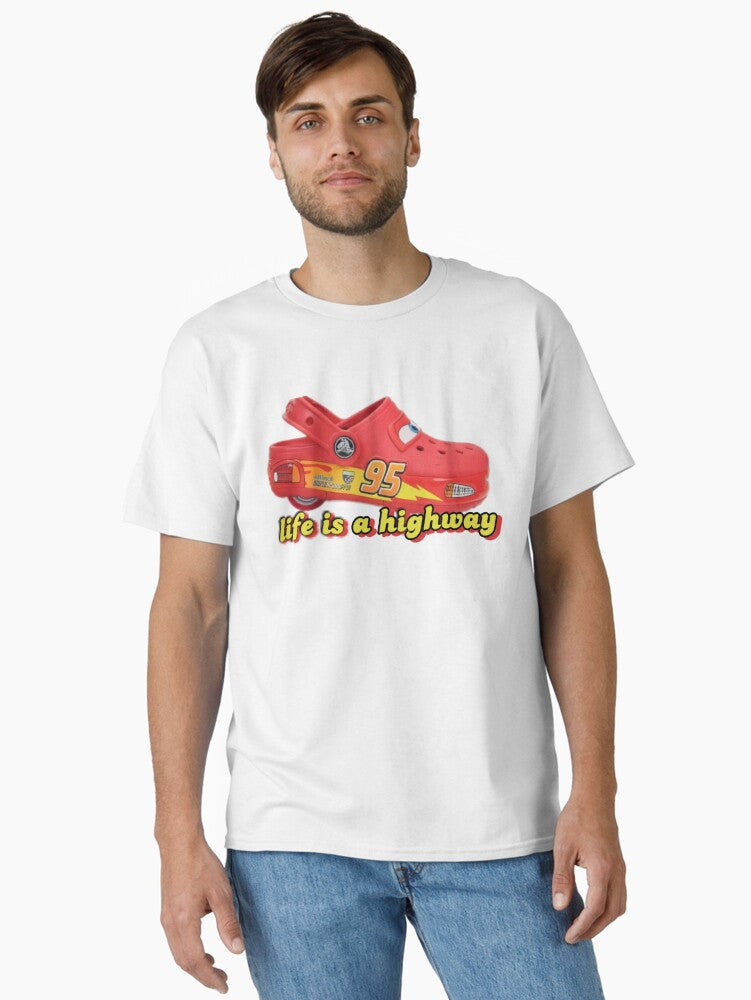 life is a highway Classic T-Shirt | Premium Unisex T-Shirt, Trending Graphic Tee