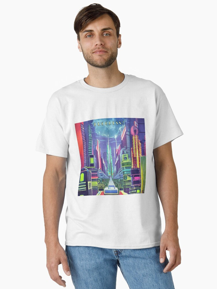 Peace Progress Classic T-Shirt | Premium Unisex T-Shirt, Trending Graphic Tee