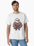 Muscular American Eagle Cute Weightlifting Eagle Classic Shirt T Shirt Clean Design