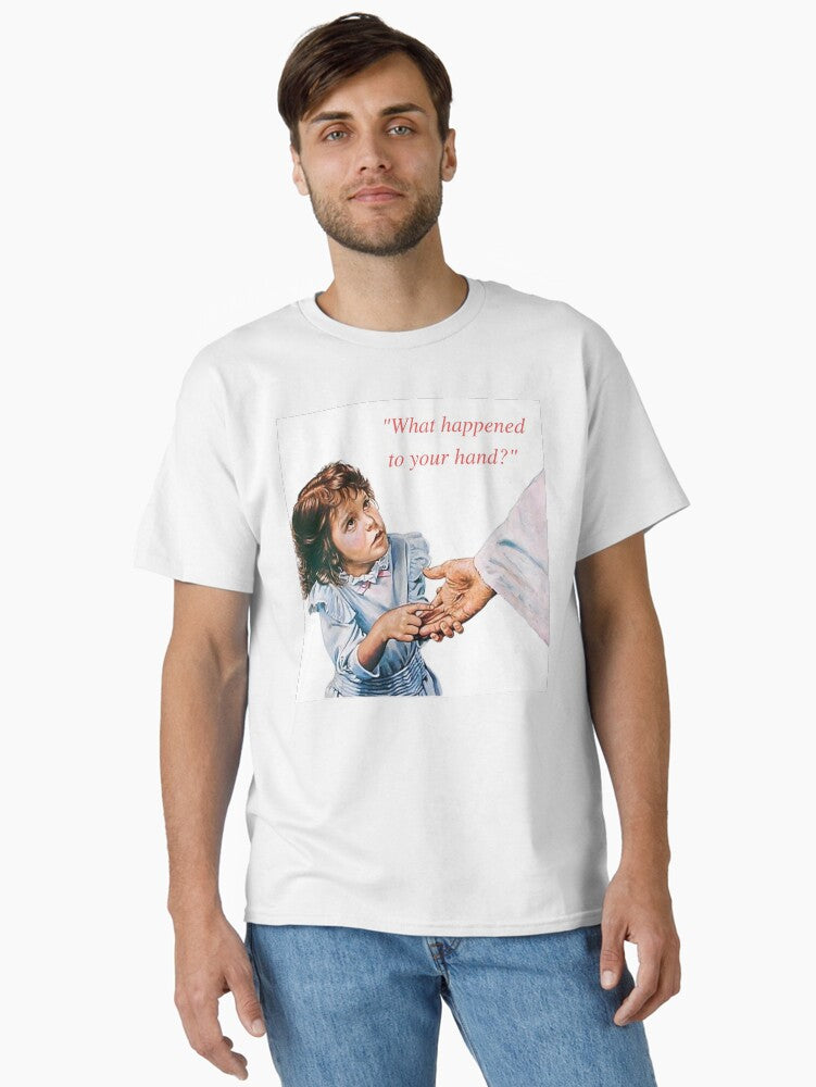 What happened to your hand Jesus Religion Hackers Cereal Shirt Classic Shirt T Shirt Minimal Style