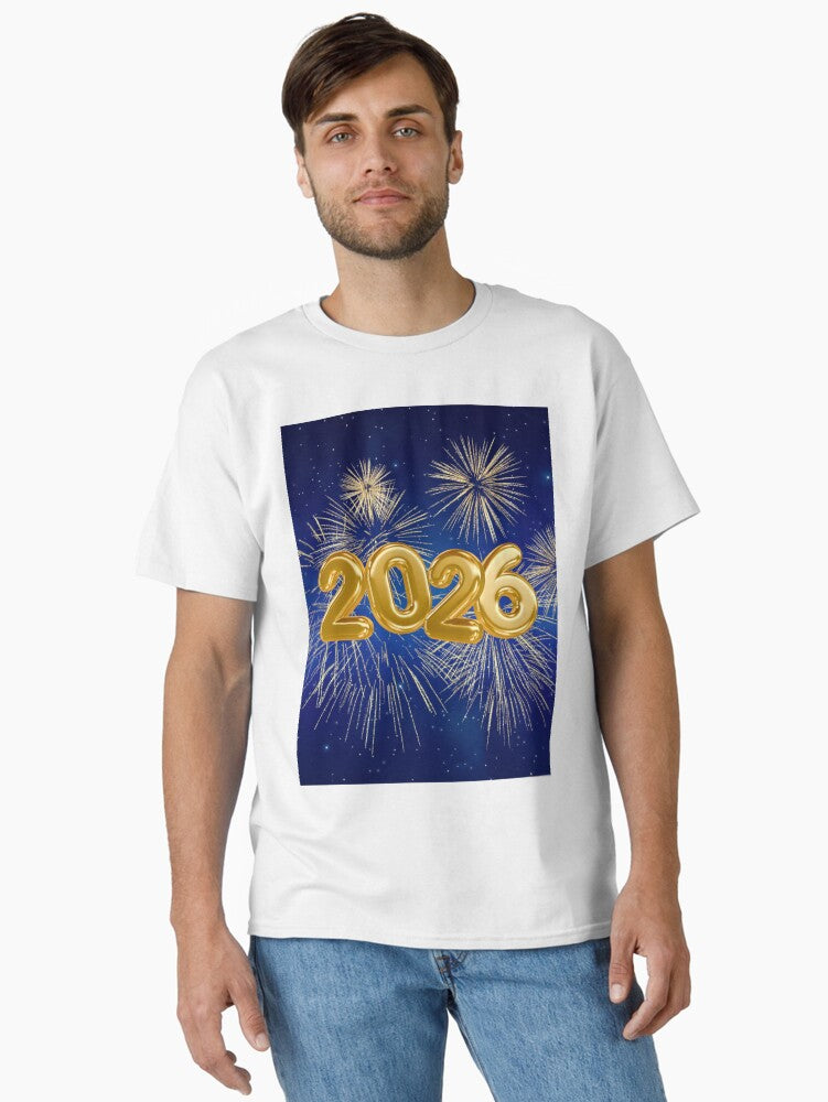 2026 New Year Classic T Shirt T Shirt Streetwear Style New Year Trend
