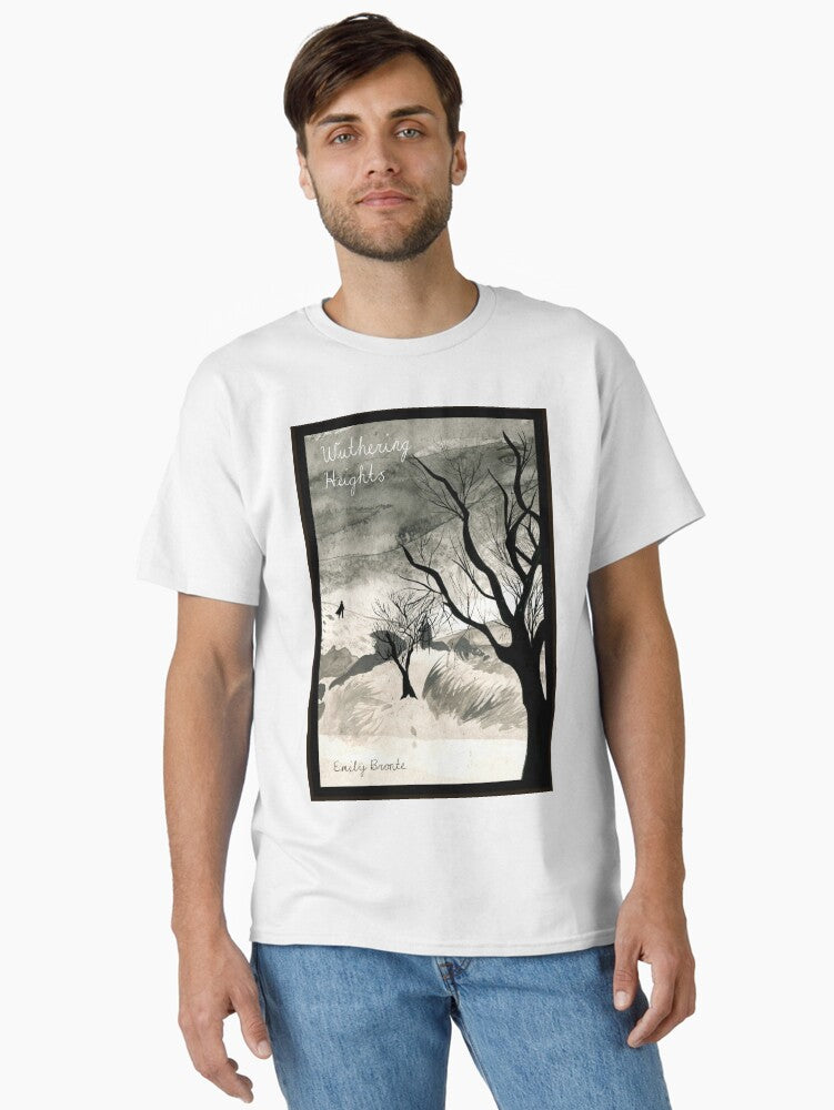 Book Cover Art of Wuthering Heights by Emily Bronte Classic T Shirt T Shirt Premium Quality Daily Comfort