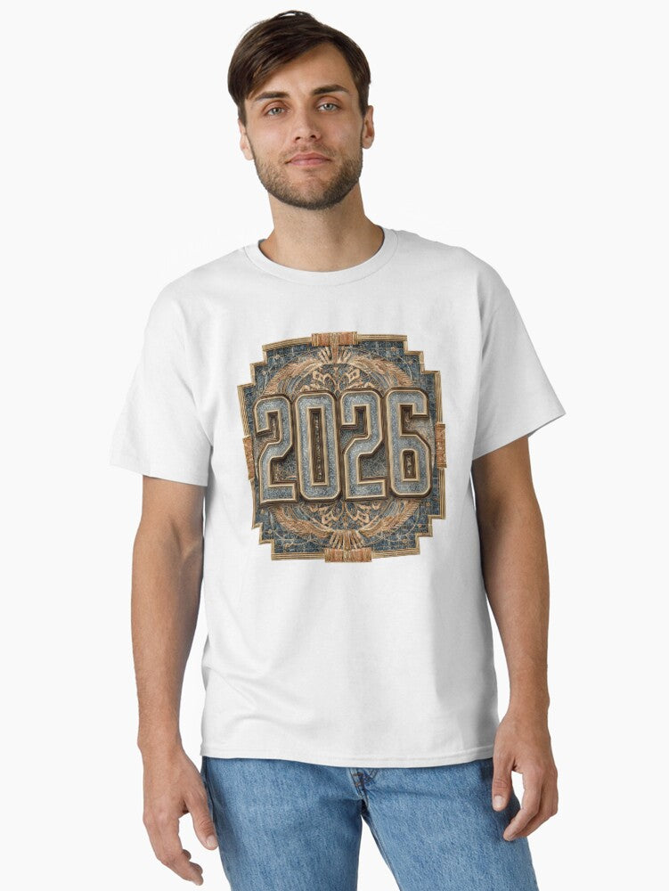 Art deco 2026 Classic T Shirt T Shirt Premium Print Daily Wear