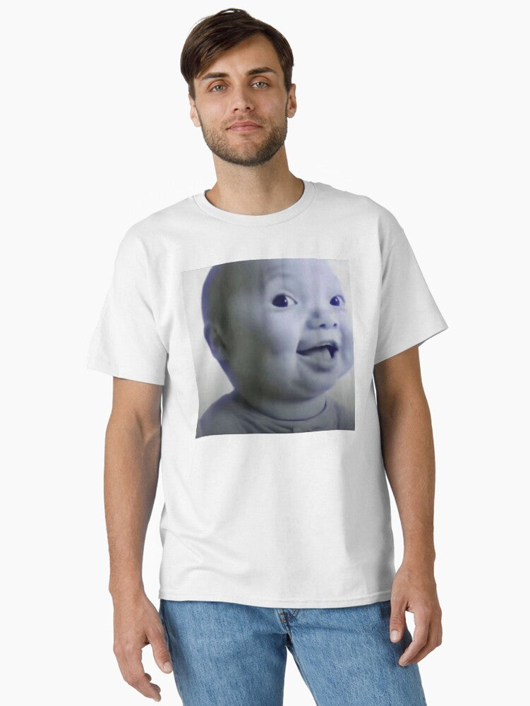 funny reaction baby meme Classic T-Shirt | Premium Unisex T-Shirt, Trending Graphic Tee