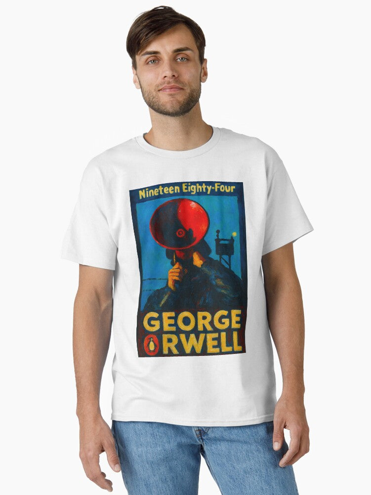 Vintage 1984 Book Cover Art Print by George Orwell Classic T Shirt T Shirt Trending 2025 Hot Search US
