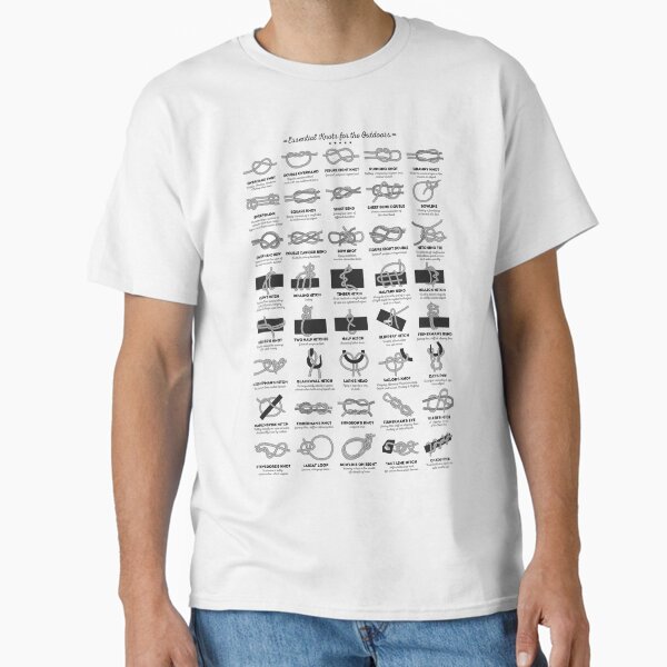 Essential Knots for the Outdoors Classic T-Shirt for Sale by innasoyturk