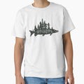 Musky fishing forest treeline muskellunge hunter Classic T-Shirt for Sale by jswanezy