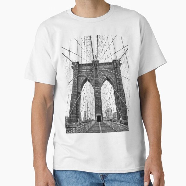 Brooklyn Bridge Classic T-Shirt for Sale by fredseghetti