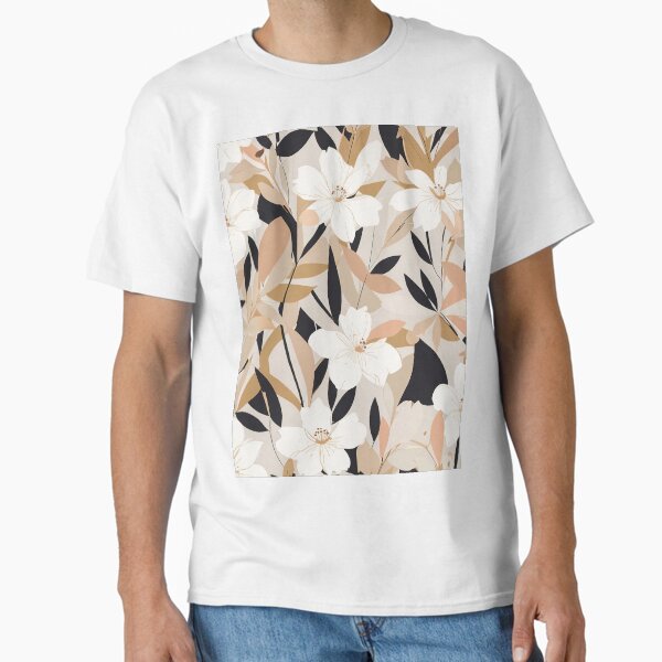 Contemporary Flower Classic T-Shirt for Sale by CoolPixels