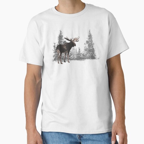 moose -elk Classic T-Shirt for Sale by Port-Stevens