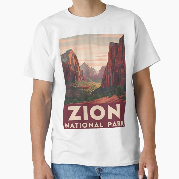 Zion National Park Classic T-Shirt for Sale by Mikycle