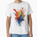 Paint Splat Design Classic T-Shirt for Sale by StickeryPickery