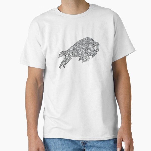 Hand-drawn Bills Logo Mandala Classic T-Shirt for Sale by SpicyHamsa1