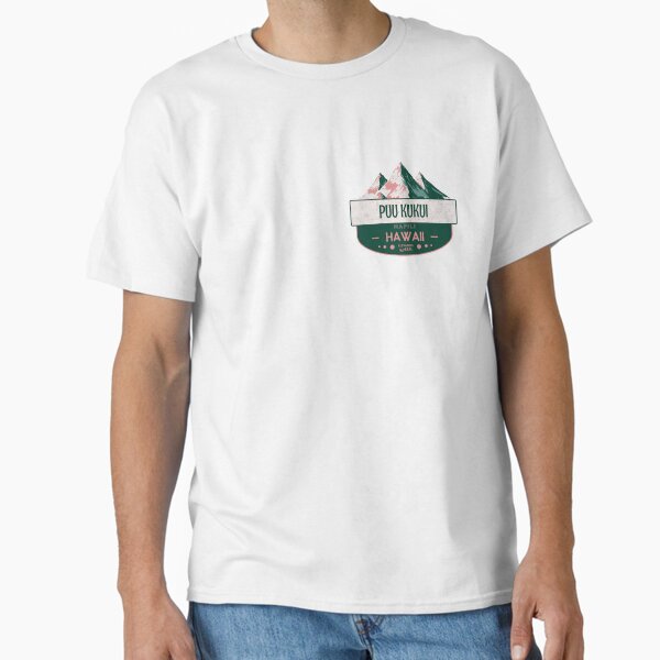 Puu Kukui, Napili, Hawaii, Mountain Design Classic T-Shirt for Sale by Wanderful-roads