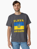 SLAVA UKRAINI GLORY TO UKRAINE SUPPORT UKRAINE PROTEST PUTIN Classic Shirt T Shirt Peace Message