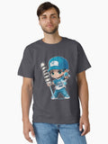 Kids playing baseball Classic T Shirt T Shirt Streetwear Style Gift Ready