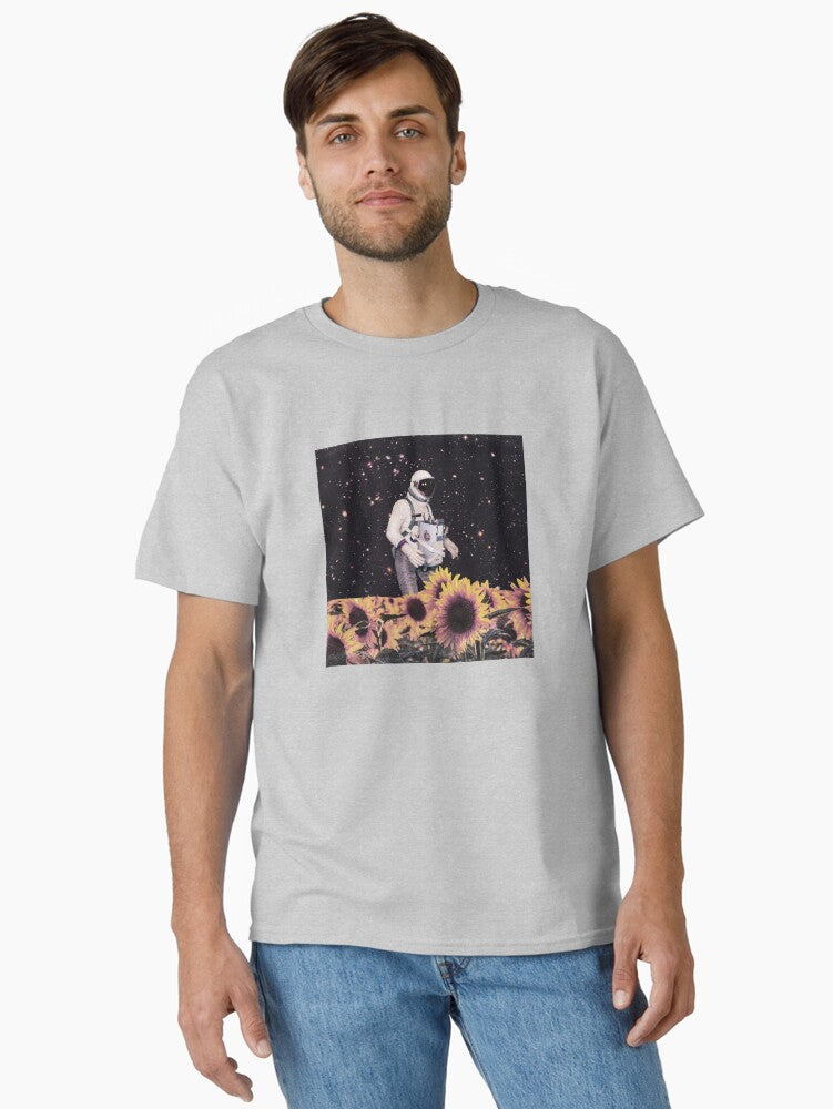 Picking Sunflowers Classic T-Shirt | Premium Unisex T-Shirt, Trending Graphic Tee
