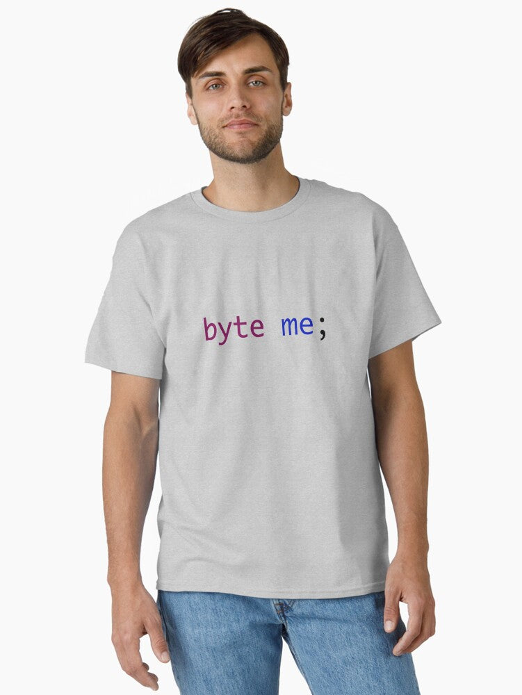 Byte Me Classic T Shirt T Shirt Limited Vibe