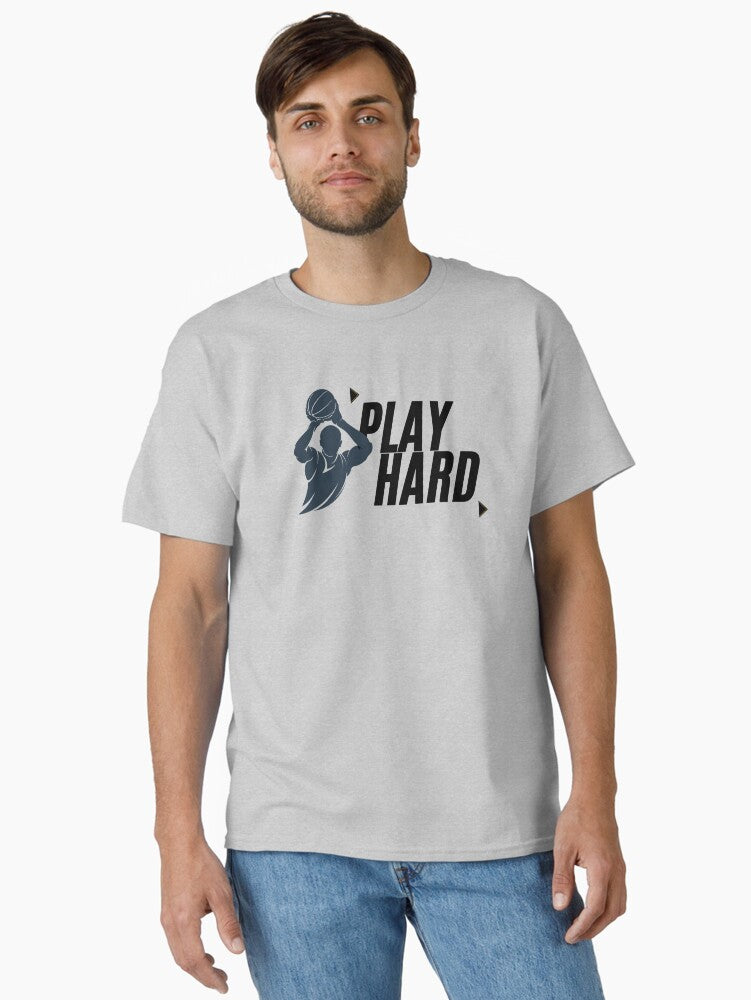 Basketball Play Hard Classic T-shirt | Premium Basketball Jersey | Fan Edition Apparel