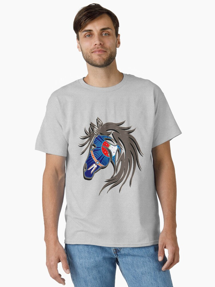 Crazy Horse Circle Classic Shirt T Shirt US Trend