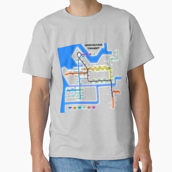 Vancouver Transit Network Classic T-Shirt for Sale by mrthink