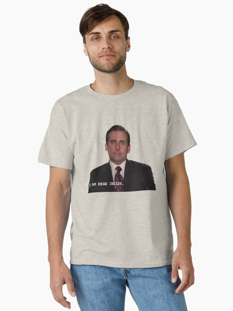 Scott I am dead inside from the office Classic T Shirt T Shirt Minimal Artwork