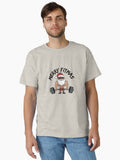 Merry Fitmas Jacked Santa Classic T Shirt T Shirt Premium Print