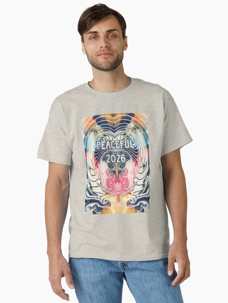 PEACEFUL 2026 Classic T Shirt T Shirt High Search Demand New Year Trend