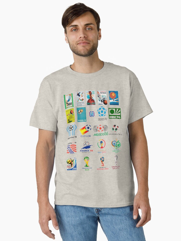 Soccer world logos Classic T-Shirt