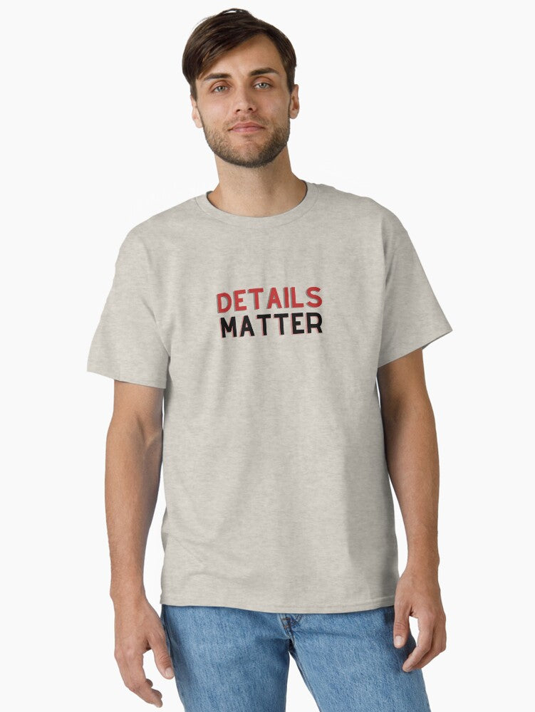 Details Matter Jack Reacher Quote Classic T Shirt T Shirt Trending US Everyday Wear