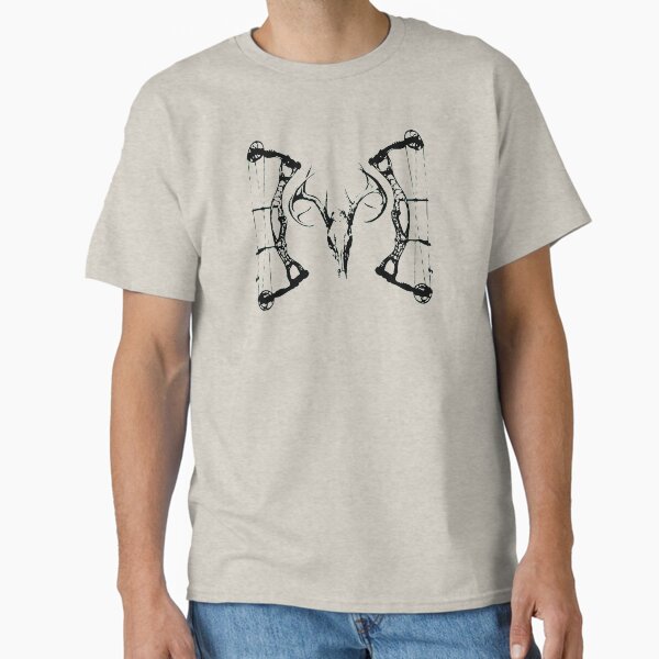 DeerSkull & Compound Bow Classic T-Shirt for Sale by GrumpyDog