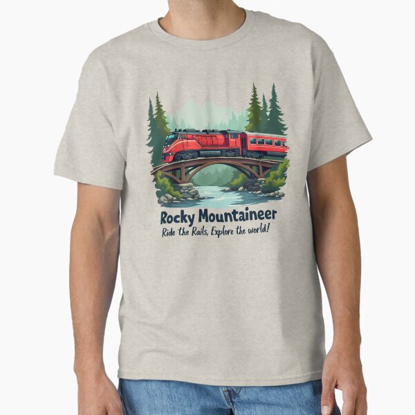 Rocky Mountaineer Gift for Adventurers Classic T-Shirt for Sale by BNCH44