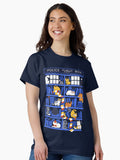Library Box Who Classic T Shirt Women T Shirt Trending US Daily Wear
