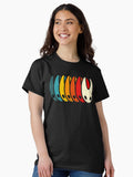 Vintage Hornet Silksong Hollow Knight Vintage Stripes Classic T Shirt Women T Shirt Viral TikTok Daily Wear