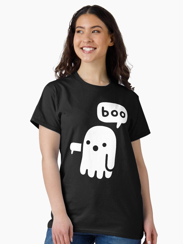 Ghost Of Disapproval Classic T Shirt Women T Shirt Viral TikTok Daily Wear