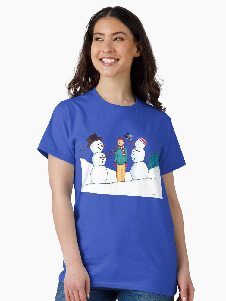 Snowmen Build a Man Man Classic T Shirt Women T Shirt High Search Demand Gift Ready