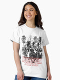 Stranger Things The Upside Down Logo Classic T Shirt Women T Shirt Comfort Fit Gift Ready